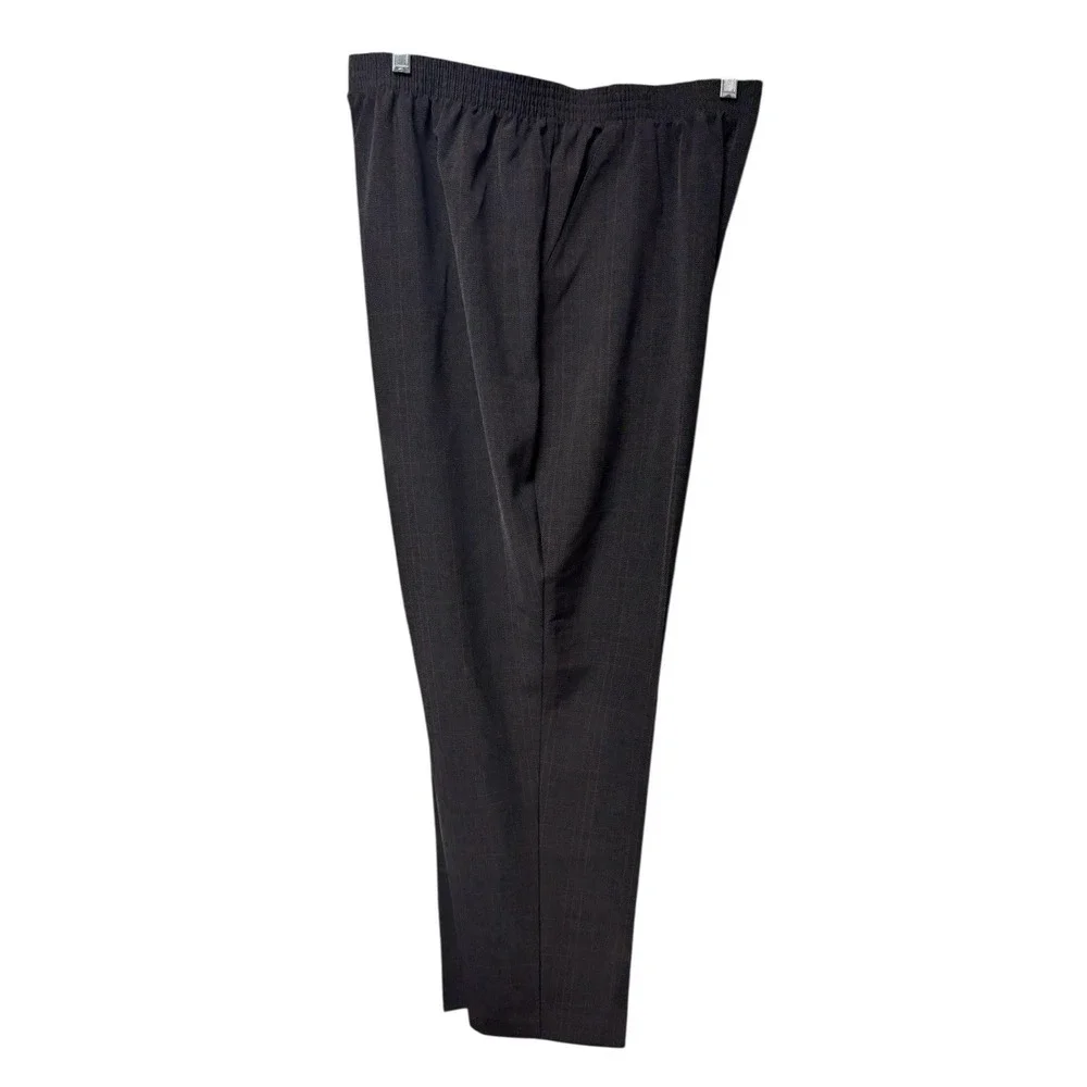 Vintage Donnkenny Woman Size 22W Black Red Plaid Dress Slacks Elastic NWT - Picture 2 of 14